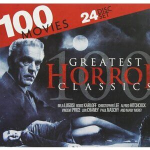 100 Greatest Horror Classics- Legends of Horror- 24-Disc Set- DVD- 126hrs-46min